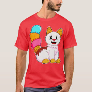 Camiseta Gato com picolé