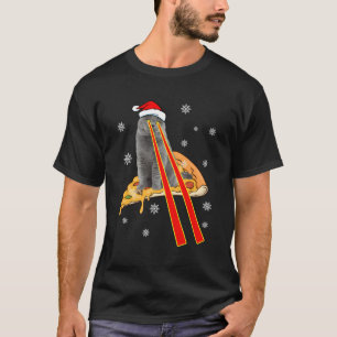 Camiseta Gato Com Pizza De Olhos Laser