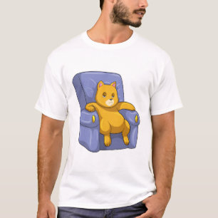 Camiseta Gato com Sofá