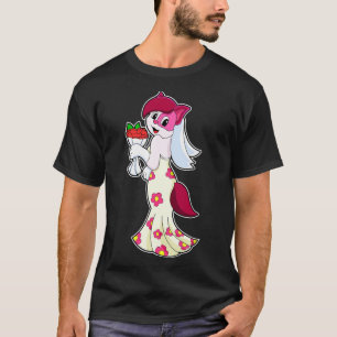 Camiseta Gato com vestido de Casamento Bunch of Flower