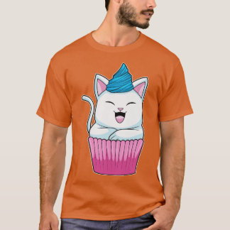 Camiseta Gato Comendo Muffin
