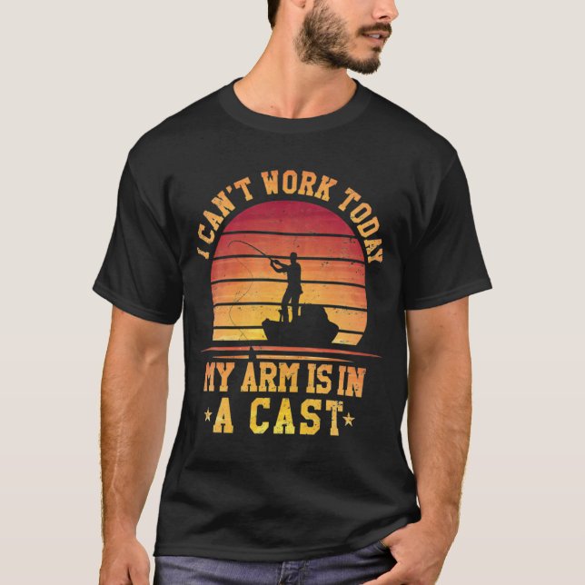 Camiseta Gato Confuso Com Chapéu de Espinha de Peixe (Frente)