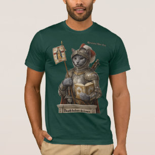 Camiseta Gato Conquistador Russian Blue – Honra e Legado