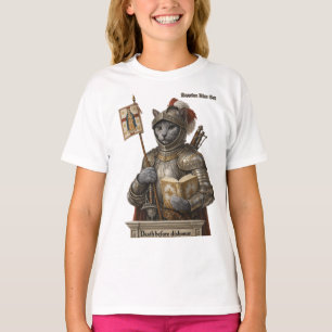 Camiseta Gato Conquistador Russian Blue – Honra e Legado