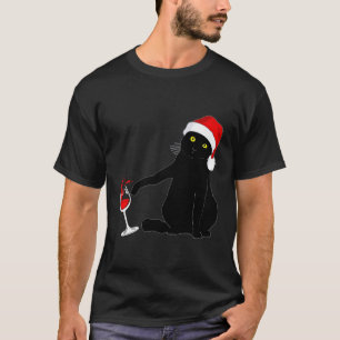 Camiseta Gato Considerado Para O Vinho