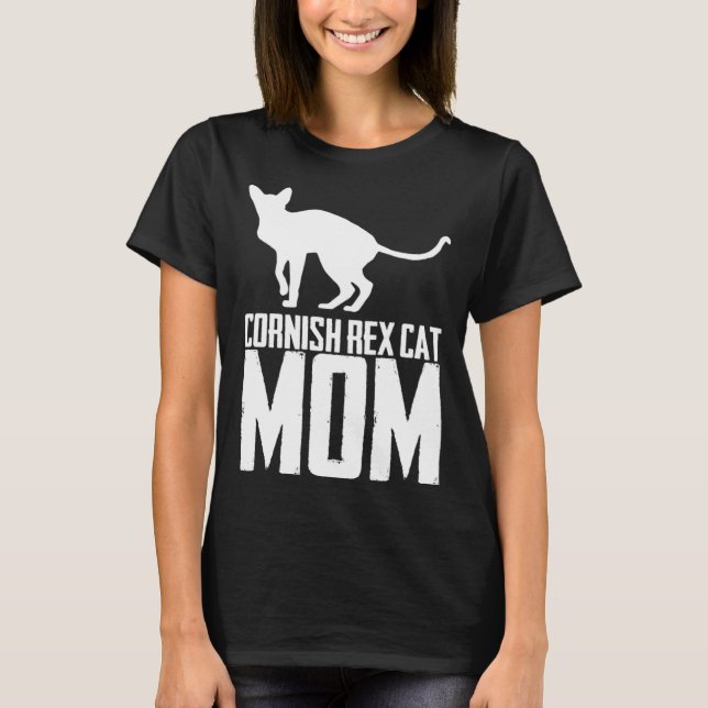 Camiseta gato Cornish Rex  Cornish Rex  gatinho Cornish Rex (Frente)
