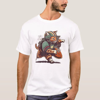 Camiseta gato correndo