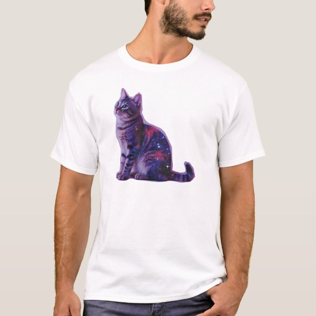 Camiseta Gato Cósmico (Frente)