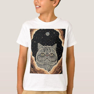 Camiseta Gato Cósmico