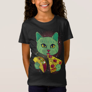 Camiseta Gato Cósmico, Taco e Pizza, Gatos de tremoço, Comi
