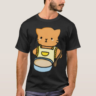 Camiseta Gato cozinhando