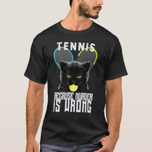 Camiseta Gato Crtennis Ochet Porque Assassinato é Errado