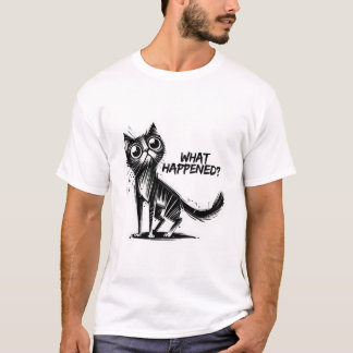 Camiseta Gato Curioso: O Que Aconteceu