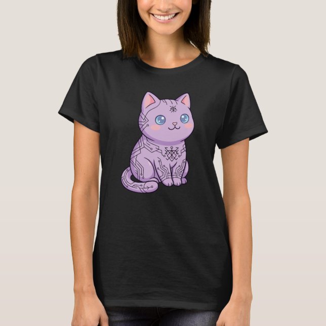 Camiseta Gato Cybersigilista (Frente)