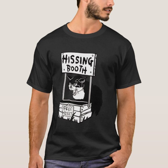 Camiseta gato da cabine de chiado (Frente)