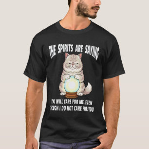 Camiseta Gato da Casa da Vidente com Bola de Cristal Você V