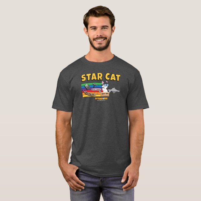 Camiseta Gato da estrela (Frente Completa)