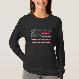 Camiseta Gato da Floresta Norueguesa 4 de Julho Impressão d
