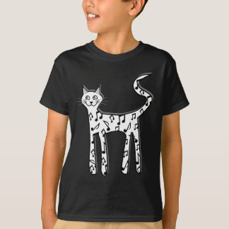 Camiseta Gato da nota musical