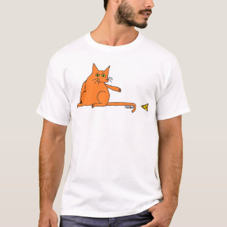 Camiseta Gato da pizza