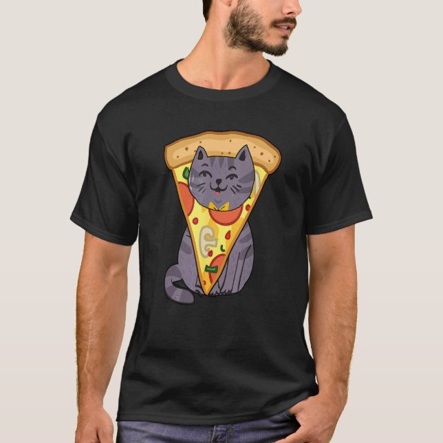 Camiseta Gato da Pizza (Frente)