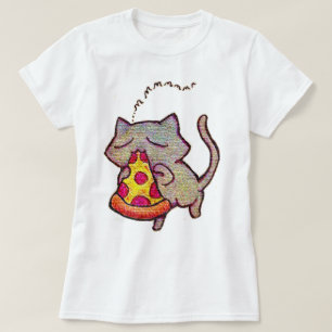 Camiseta Gato da pizza!