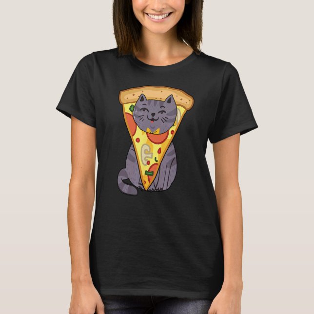 Camiseta Gato da Pizza (Frente)