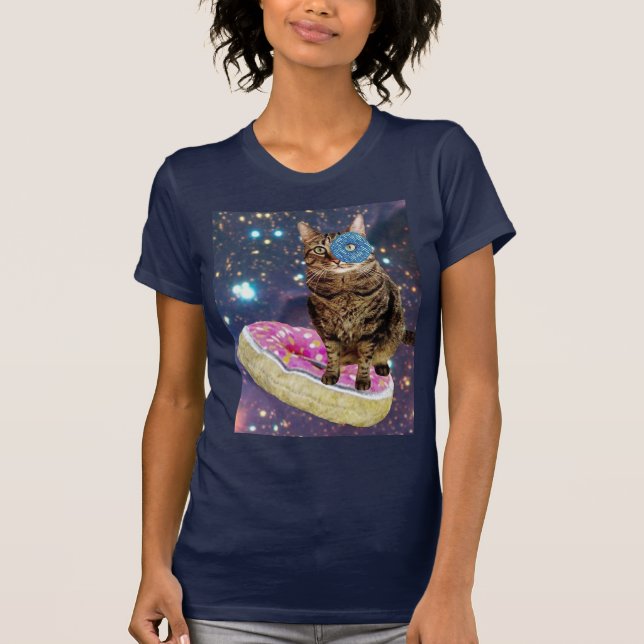 Camiseta gato da rosquinha (Frente)