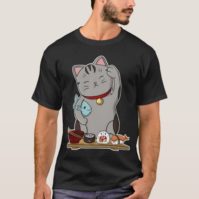 Camiseta Gato da sorte (Frente)