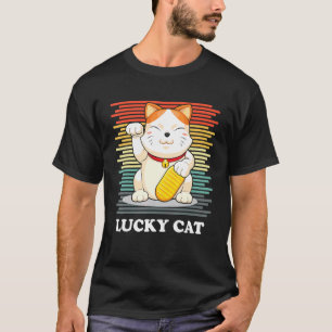Camiseta Gato da Sorte Maneki Neko