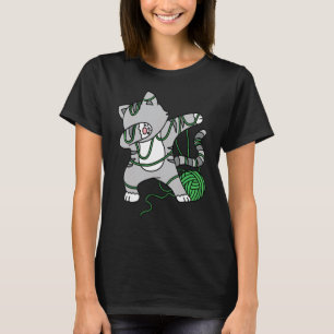 Camiseta Gato Dab Gato Dabbing Arco-íris Fantasia