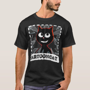 Camiseta Gato de animação que todos adoramos escapar da cab