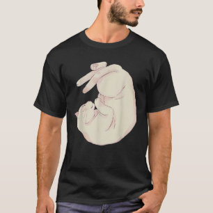 Camiseta Gato de Anime Kawaii do Japão Desenhando Japoneses