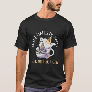 Camiseta Gato de anime Kawaii Neko