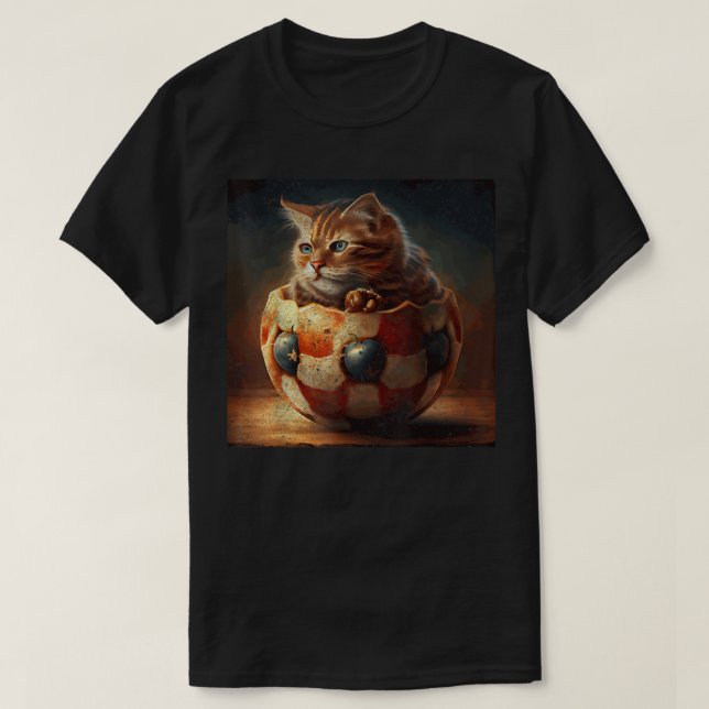 Camiseta Gato De Apple Soccer (Frente do Design)