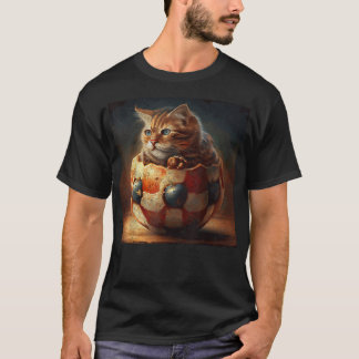 Camiseta Gato De Apple Soccer