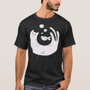 Camiseta Gato de Aquário