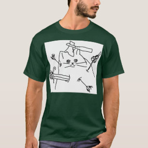 Camiseta gato de armas