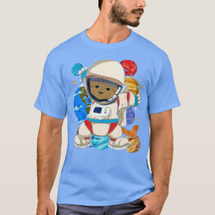 Camiseta Gato de Astronauta Animal da Space Science