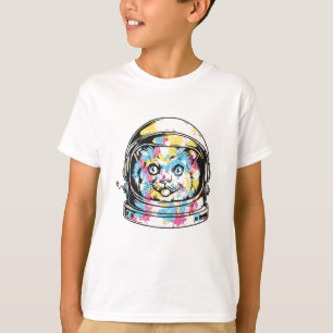Camiseta Gato de Astronauta Bonito