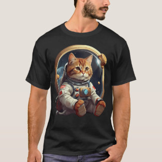 Camiseta Gato de Astronauta Giro - Astrocat