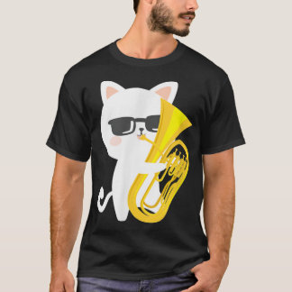 Camiseta Gato de Baritone Gato de Gato Cute Baritone Gato d
