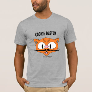 Camiseta Gato de bigode de caricatura engraçada