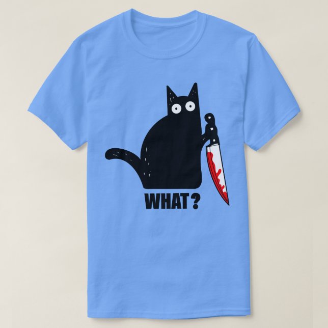 Camiseta Gato de Bloqueio Spooky (Frente do Design)