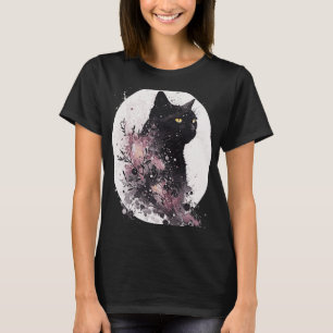 Camiseta Gato de Bombaim Gato de Cerejeira Japonesa Gato de