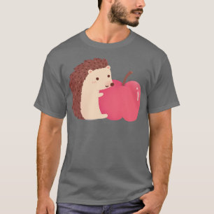 Camiseta Gato-de-Cabra-Coca-Cola Abraçando Maçã Vermelha
