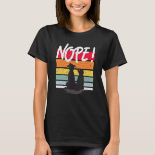 Camiseta Gato De Cachorro Com Cotação De Cachorro Mãe Ou Pa