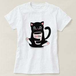Camiseta Gato de café