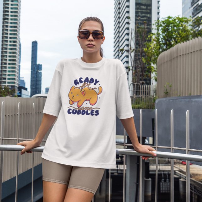 Camiseta Gato De Cama (Criador carregado)