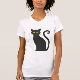 Camiseta Gato De Cartografia Com Olhos Amarelos
